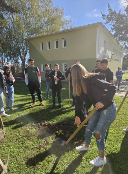 В Шабла засадиха дръвчета по повод кампанията Бъди смел, бъди добър